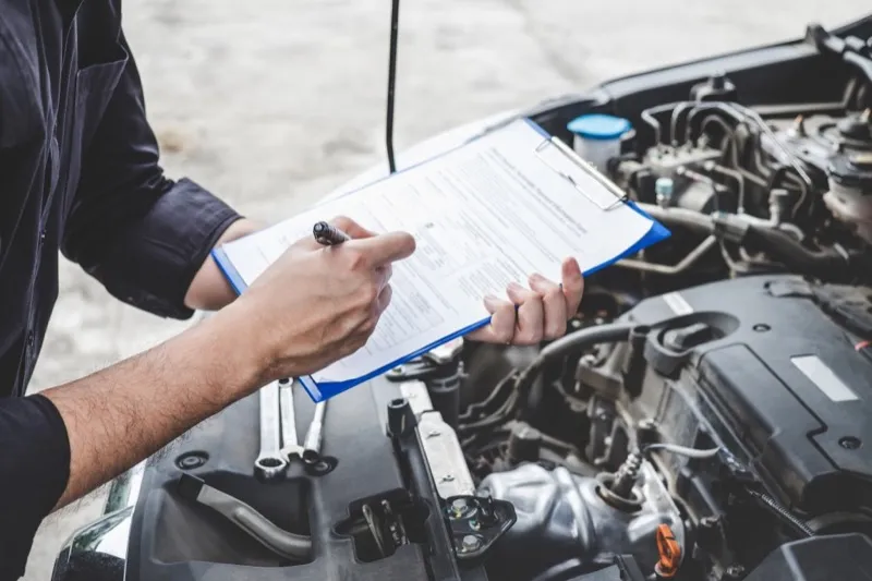 Vehicle inspection checklist — Florida title transfer guide